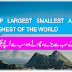 Top Largest, Smallest and Highest in the World
