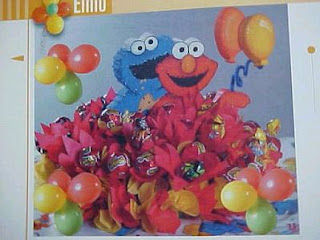 Elmo decoration centerpieces for children parties