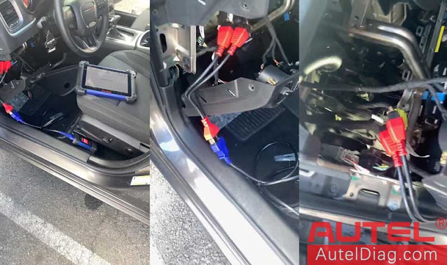 How to use Autel Chrysler 12+8 Adapter 17