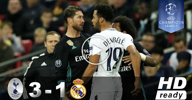 Tottenham Hotspur 3 - 1 Real Madrid Video Highlight All Goals