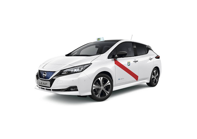 Nissan Leaf electric taxi
