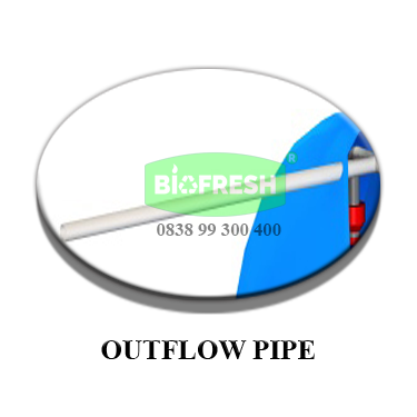 Detail Layout STP Biofresh - Outflow Pipe