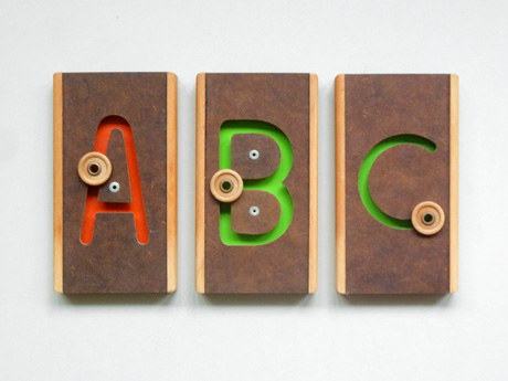 Vintage Montessori Material Letters