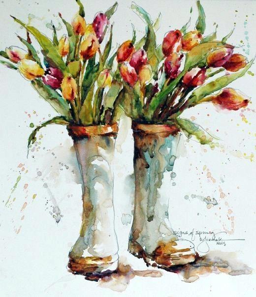 Beautiful Watercolor Paintings by Bev Jozwiak