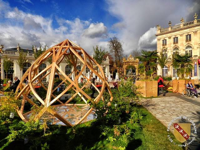 NANCY (54) - Photo du jardin éphémère de la Place Stanislas 2017 !