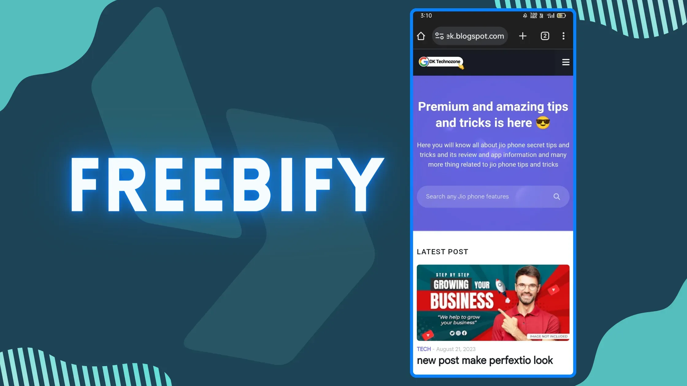 Freebify Redesigned Blogger Template