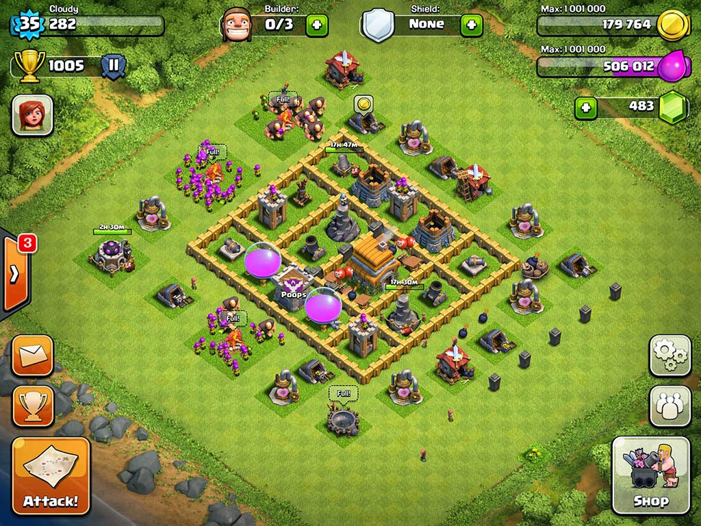 Clash Of Clans Club تصميم قرية كلاش اوف كلانس مستوى سادس دفاع