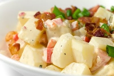 Salada de batata com maça