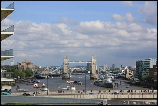 Tower Bridge from Nomura Gardens Tower Bridge from Nomura Gardens