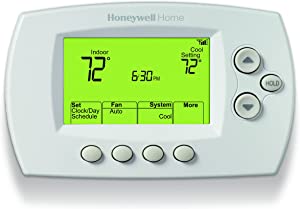 Honeywell Home Wi-Fi 7-Day Programmable Thermostat (RTH6580WF), Requires C Wire, Works with Alexa