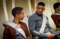 Jaden and Will Smith in After Earth