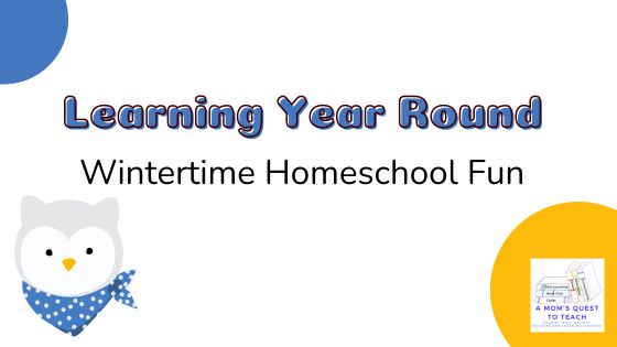 A Mom's Quest to Teach: Learning Year Round: Wintertime Homeschool Fun