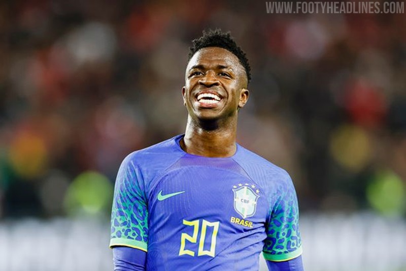 Vinicius Jr. Brazil 22/23 Home Jersey by Nike – Arena Jerseys