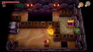 a room in the northeast of the Catfish's Maw dungeon with a small optional section