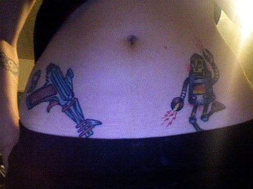 Lower Hip Tattoos