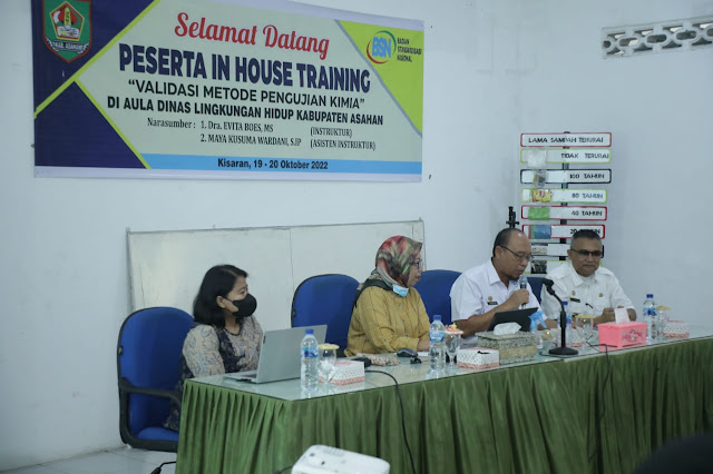 Buka Kegiatan In House Training Validasi Metode Pengujian Kimia, Ini Pesan Sakdakab Asahan