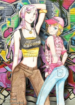 Graffiti girl