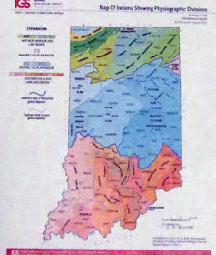 maps of Indiana topography