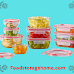Glass Food Storage Containers with Locking Lids 