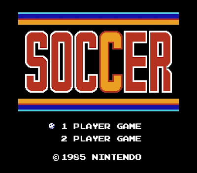 Soccer title screen