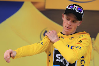 Chris Froome, Yellow Jersey, Tour de France 2013, Stage 13