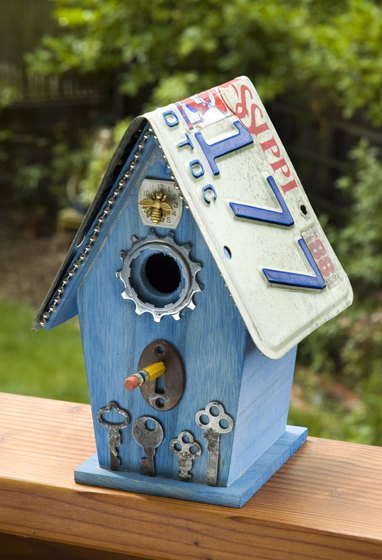 Woodwork Bird House Plans With License Plate Roof PDF Plans