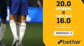 betfair supercuota Arsenal vs Chelsea 29 diciembre 2019