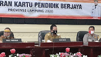 Tepati Janji, Gubernur Lampung Luncurkan Kartu Pendidik Berjaya