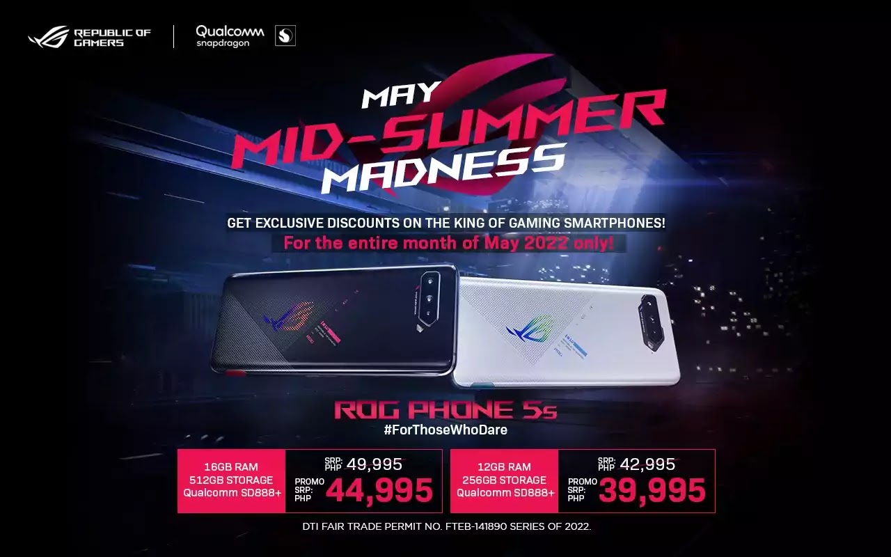 ROG Phone 5s May Mid-Summer Madness Sale