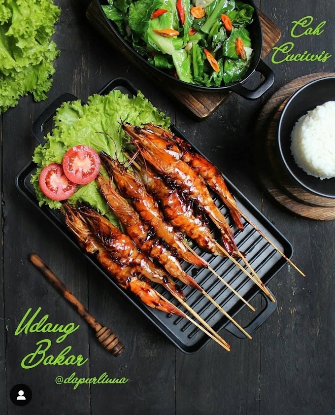 Resep Spesial Udang Bakar Uenak...