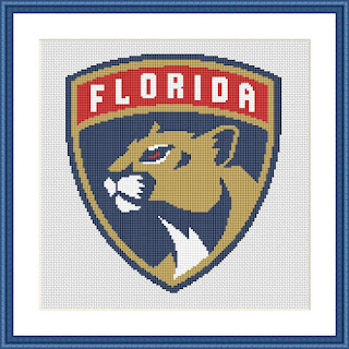 Florida Panthers Logo Cross Stitch Pattern