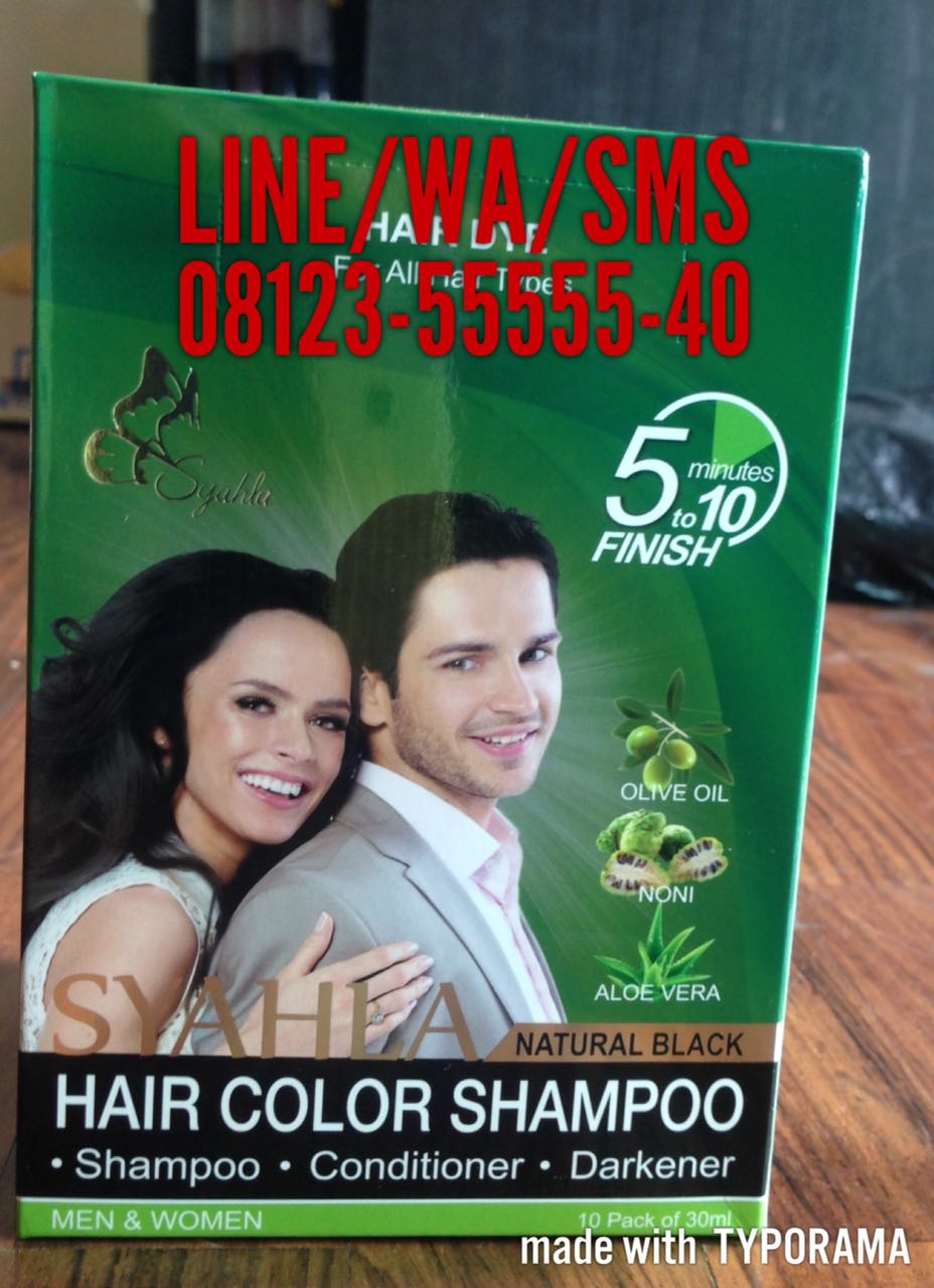 Distributor Saampo Penghitam Rambut Shampo Pewarna Rambut Sampo