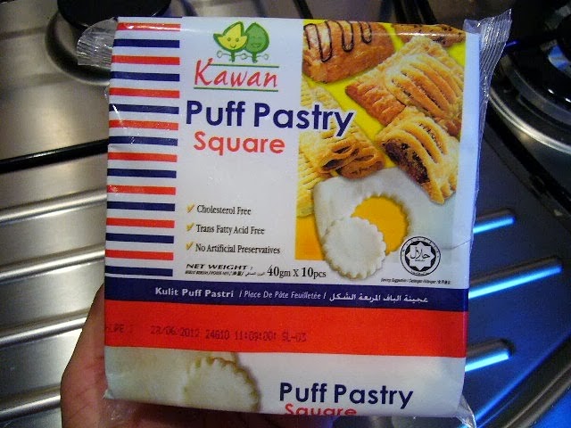 Grande's Plate: Resepi: Cheese Danish (Puff Pastry Recipe)