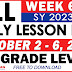 DAILY LESSON LOGS (WEEK 6: Q1) October 2-6, 2023
