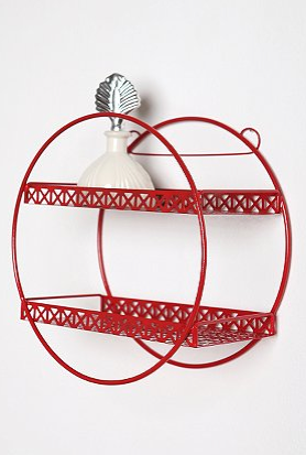 Loop de Loop Lace Shelf in red from Urban Outfitters