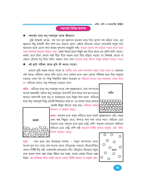 মৌল, যৌগ ও রাসায়নিক বিক্রিয়া | দ্বিতীয় অধ্যায় | পদার্থের গঠন | দ্বিতীয় উপঅধ্যায় | অষ্টম শ্রেণীর পরিবেশ ও বিজ্ঞান | WB Class 8 Science