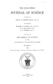 Philippine Journal of Science 1906