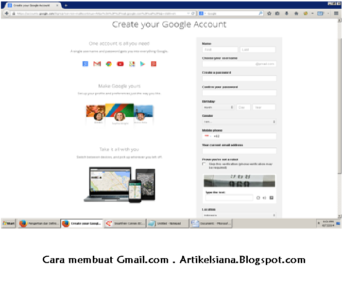 Cara Membuat email (Gmail ) 