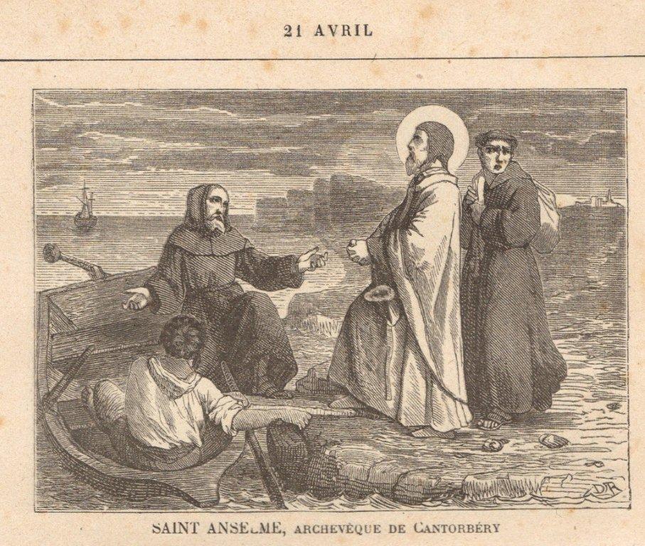 Iconographie Chrétienne Saint Anselme De Cantorbery 21 - 