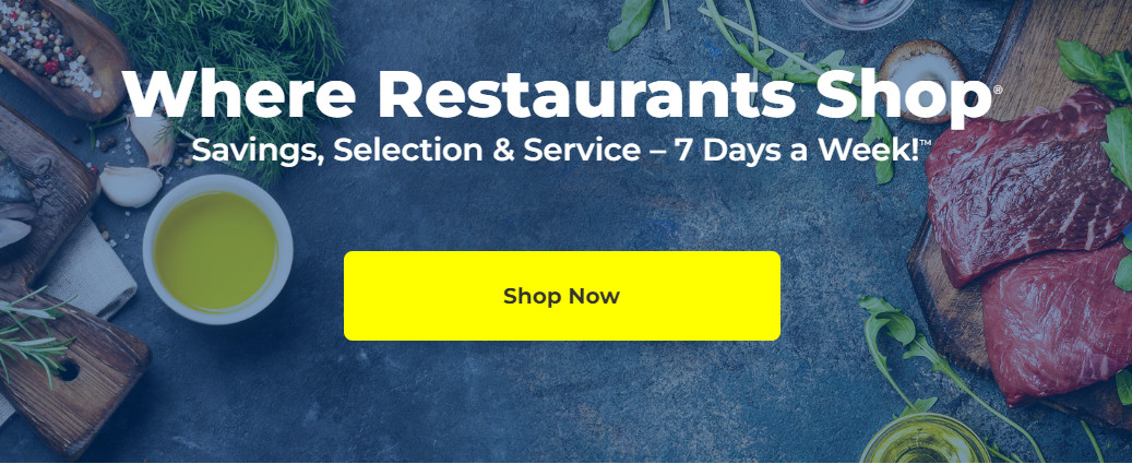 Restaurant Depot Website header image