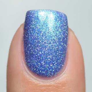 blue to violet thermal nail polish