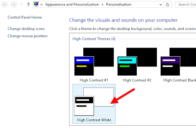 Transparency in Windows 8