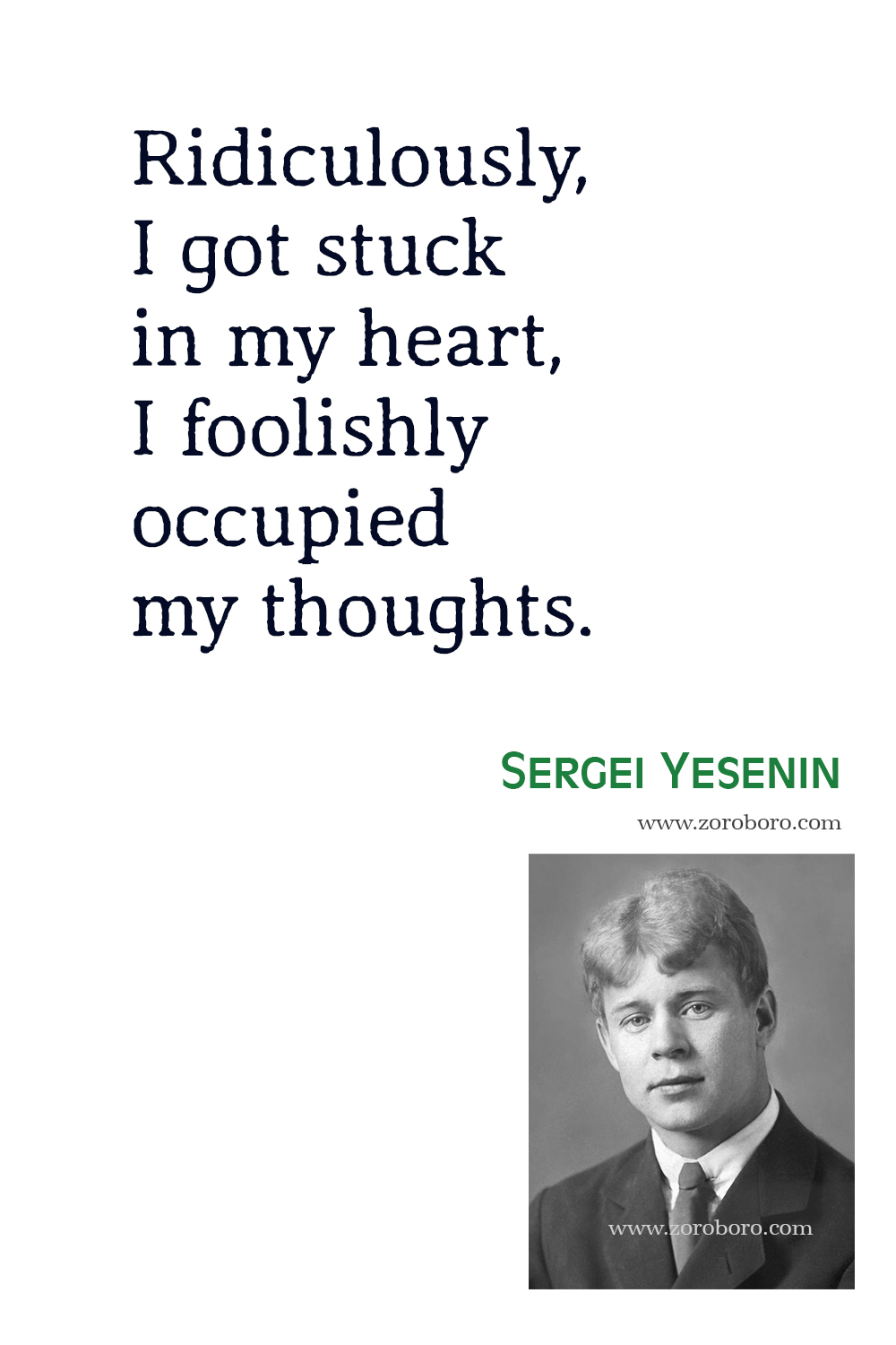 Sergei Yesenin Quotes, Sergei Yesenin Poems, Sergei Yesenin Poetry, Sergei Yesenin Life Poem, Love Poem, Heart Quotes, Sergei Yesenin Quotes.