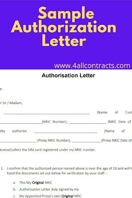 2 Samples authorization letter pdf