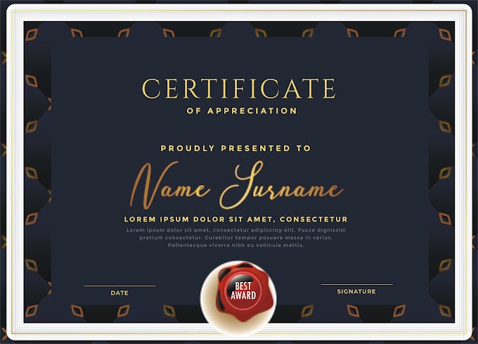 Certificate of Appreciation  2