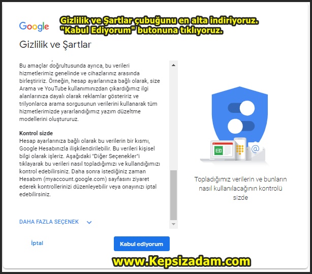 Gmail Hesabı Açma Gmail eposta açma google mail açma resimli