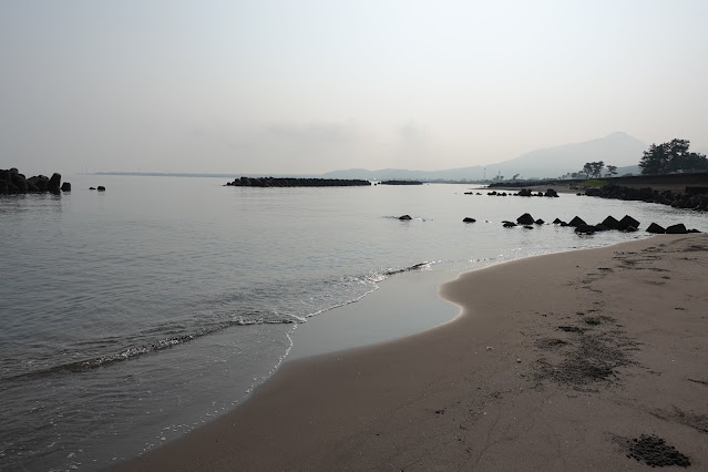 鳥取県の日吉津の砂浜