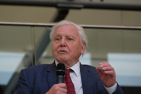 Sir David Attenborough officially opens Battersea ABA Rare Book Fair