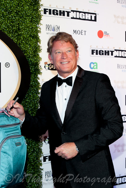 Celebrity Fight Night 2013 Red Carpet Christopher Rich Ewa Jesionowska