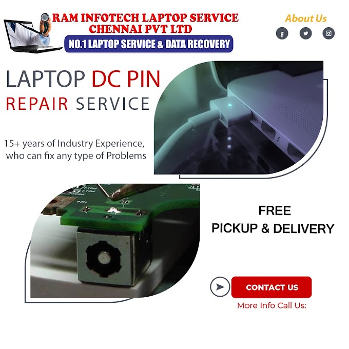 "Need Laptop DC Pin Repair? 𝗥𝗮𝗺𝗶𝗻𝗳𝗼𝘁𝗲𝗰𝗵 𝗟𝗮𝗽𝘁𝗼𝗽 𝗦𝗲𝗿𝘃𝗶𝗰𝗲 𝗰𝗵𝗲𝗻𝗻𝗮𝗶 𝗣𝘃𝘁 𝗟𝘁𝗱 Has the Solution! 🔌💻-220